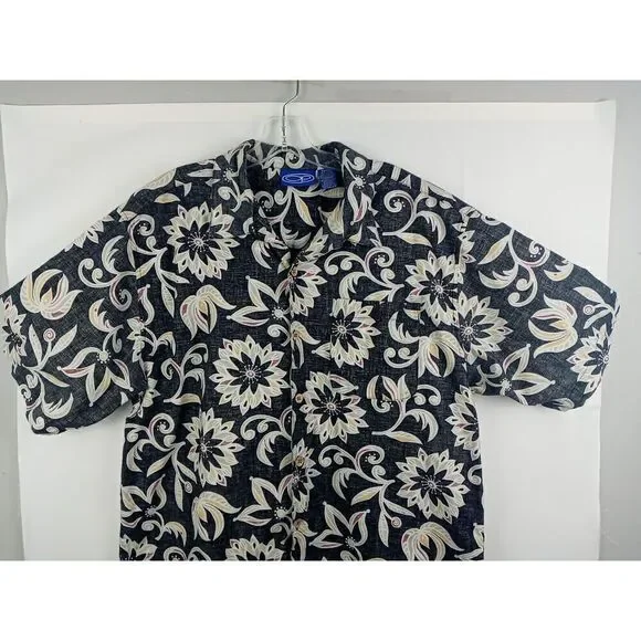 Ocean Pacific OP Hawaiian Pattern Shirt Men's Large Vintage Retro 90s  RN#87989 - Picture 6 of 14